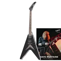 Epiphone Dave Mustaine Flying V Custom Black Metallic
