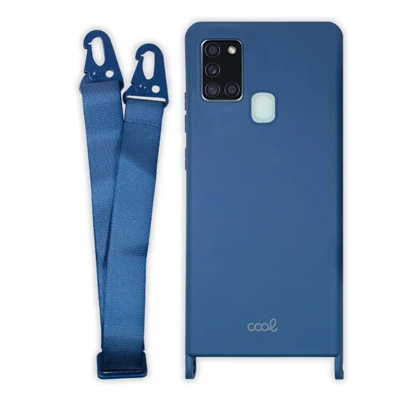 Cool Capa Suspensa Azul para Samsung Galaxy A21s