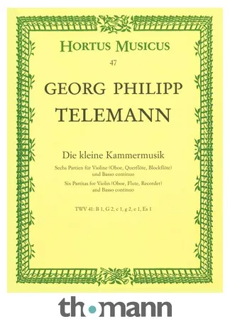 Bärenreiter Telemann Kleine Kammermusik