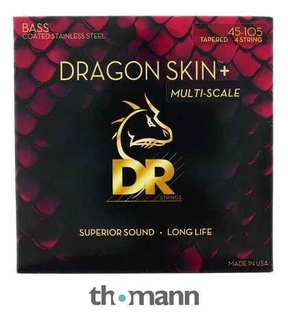 DR Strings Dragon Skin+ DBSM-45 Coated