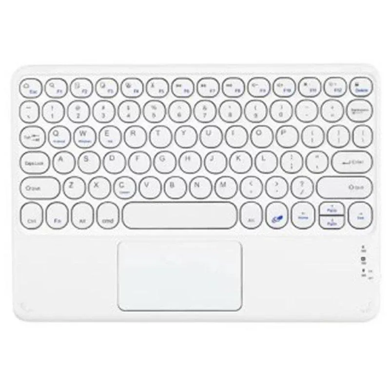 Teclado Royal Bailey X9c Bluetooth QWERTY ultrafino leve branco 12.9"