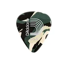 Palhetas Guitarra Daddario 1CCF6-25 Heavy Camouflage Green