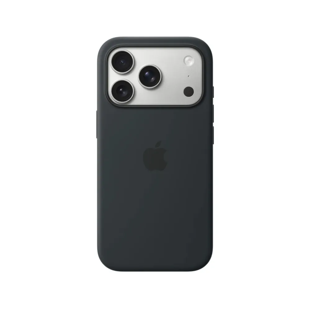 Capa Silicone Apple c/MagSafe iPhone 17 Pro Preta