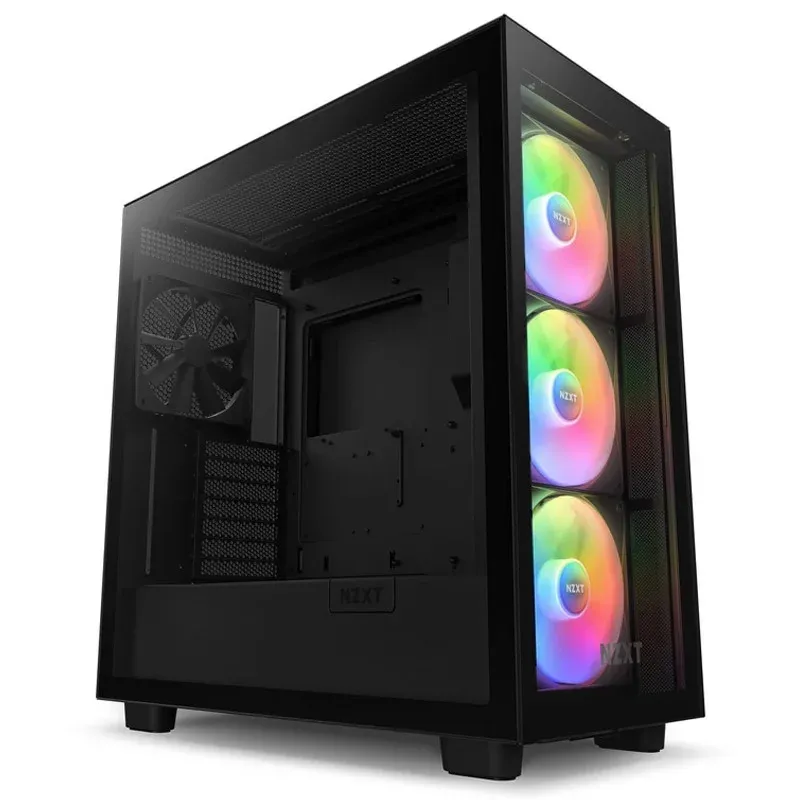 Caixa ATX NZXT H7 Elite RGB Vidro Temperado Preta
