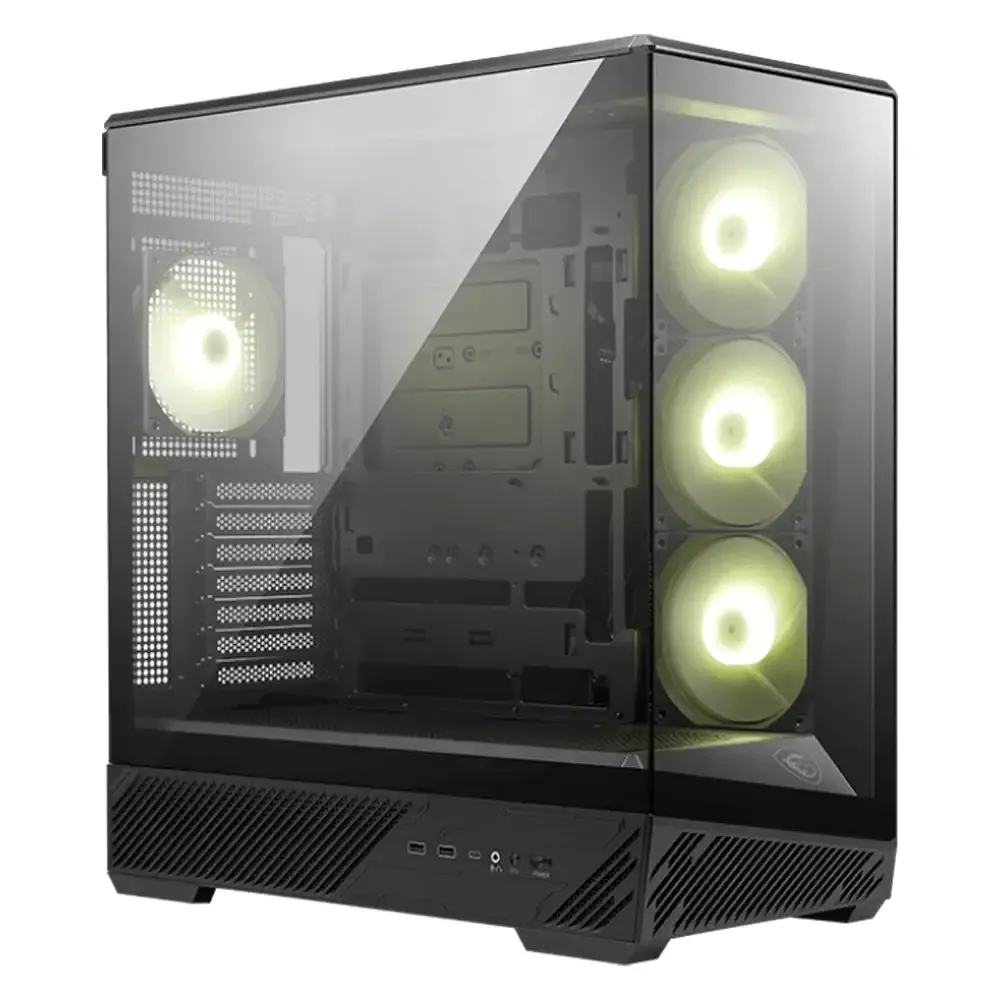 Caixa ATX MSI MAG Pano 130R PZ ARGB Tempered Glass Preta