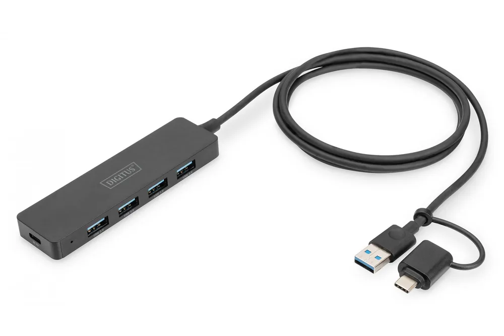 Digitus DA-70236 hub de interface USB 3.2 Gen 1 (3.1 Gen 1) DA-70236