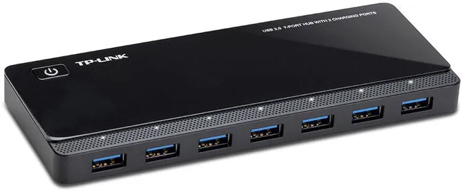 Hub USB TP-Link 7 Portas USB 3.0 2x 2.4A Smart Charging