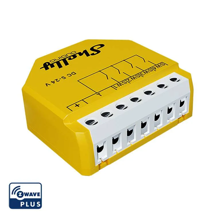 Módulo Automação Shelly Qubino Wave i4 DC - Controlador de 4 Entradas Z-Wave para Controlo de Ações