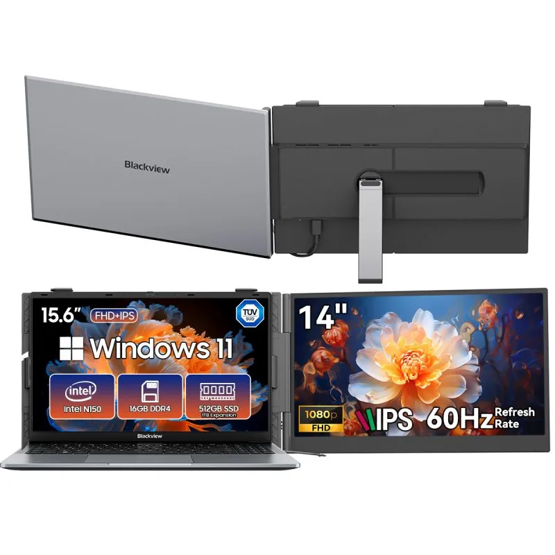 Portátil Blackview AceBook 6 15.6" Intel N150 16GB 512GB SSD Intel UHD Windows 11 Home