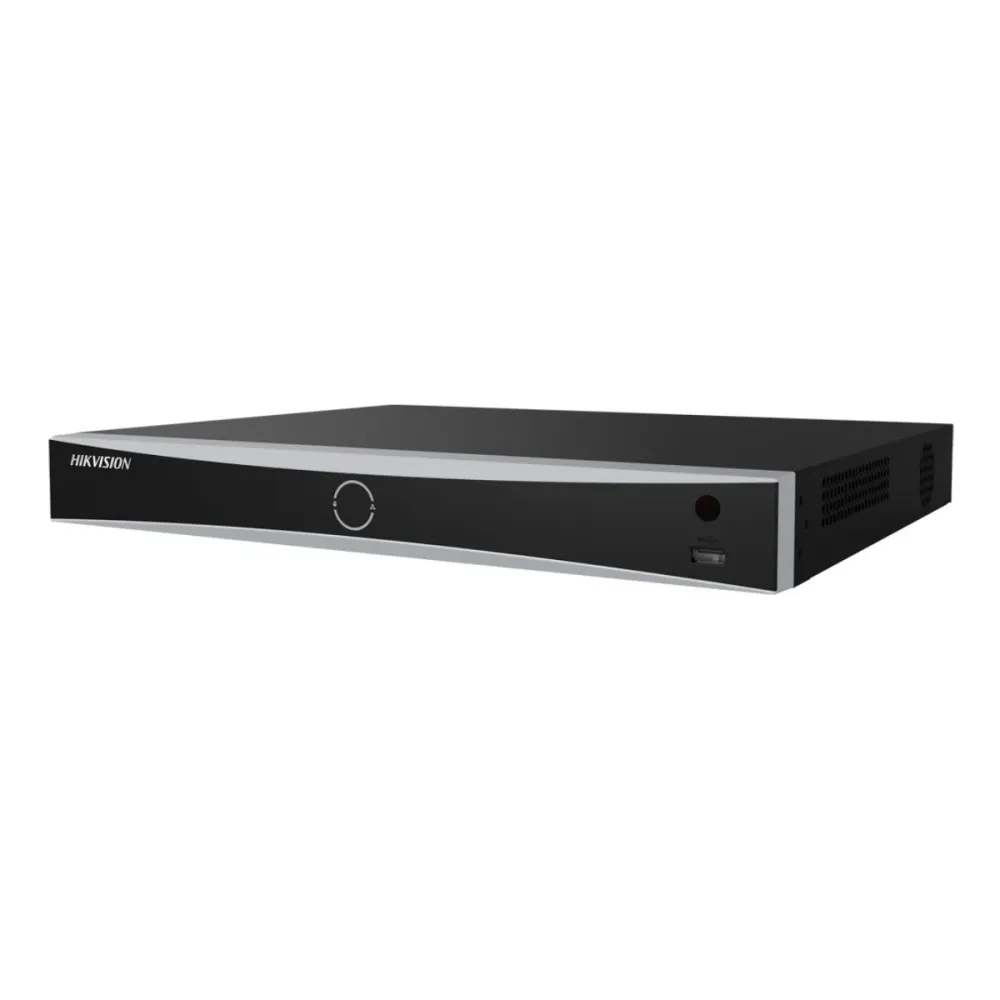 Gravador NVR Hikvision AcuSense Pro 16 Canais 4K 1U PoE Preto - DS-7616NXI-K2(D)