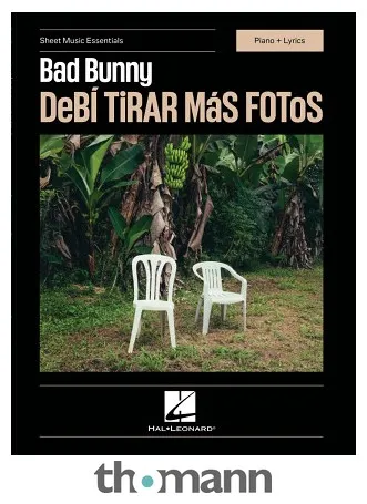 Hal Leonard Bad Bunny Debí Tirar Más Fotos