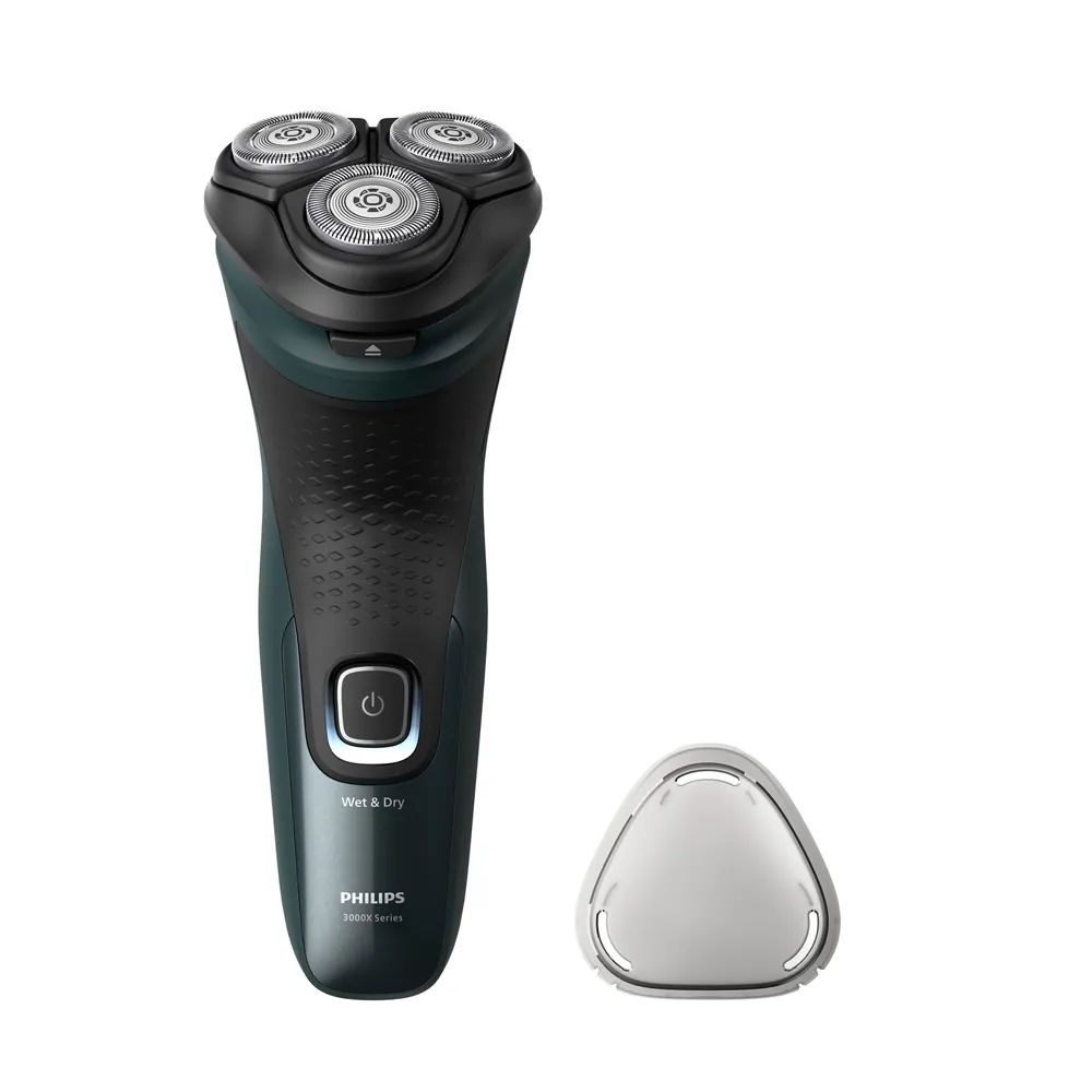Máquina de Barbear PHILIPS Series 3000 X3052/00 (Wet/Dry - 4D Flex - Preto)