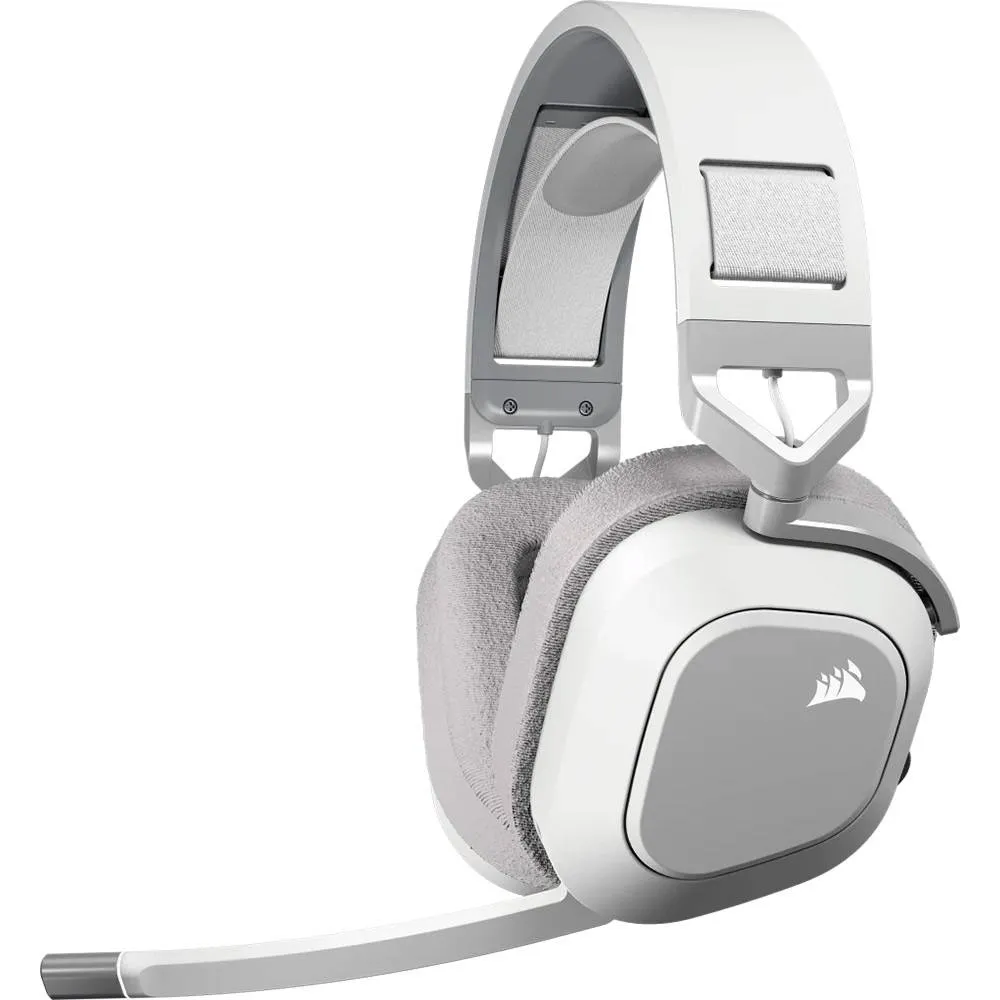 Headset Corsair HS80 MAX Gaming Wireless Branco
