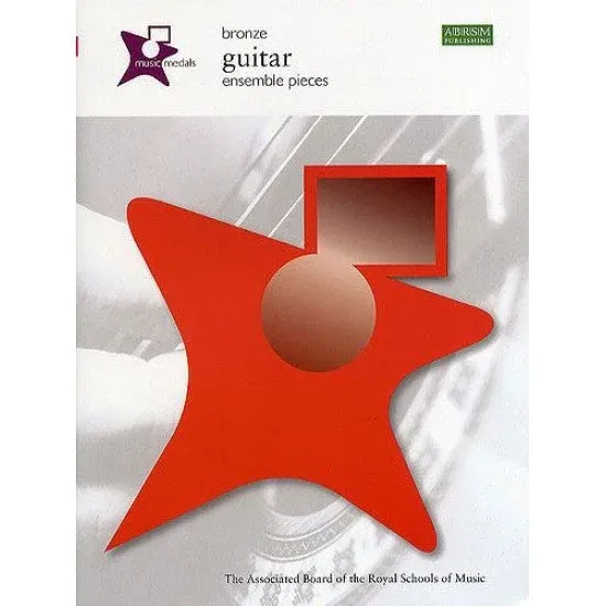 ABRSM LIVRO Music Medals Bronze Guitar Ensemble Pieces