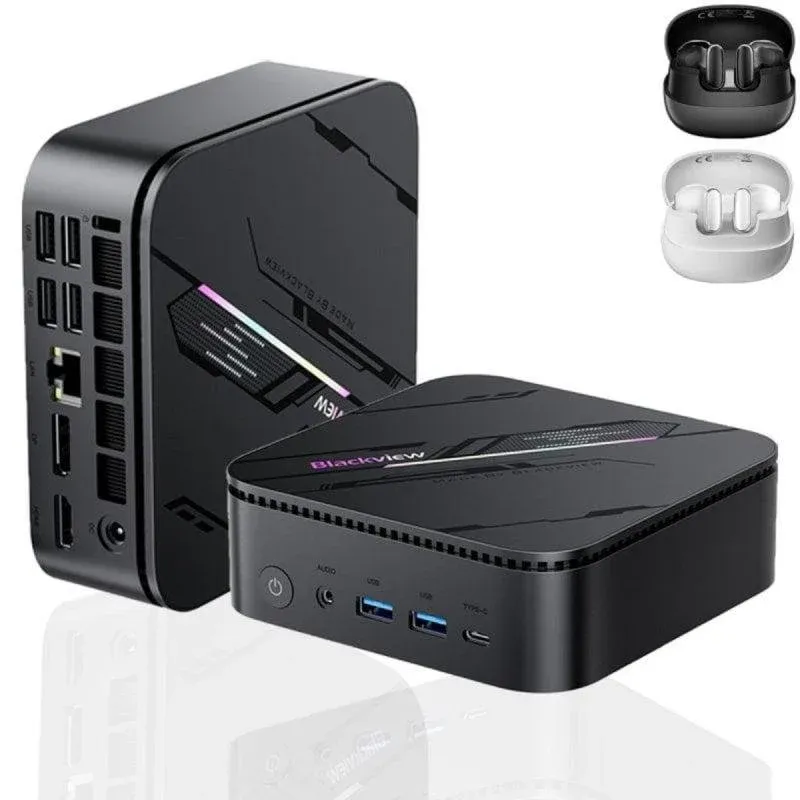Mini PC Blackview MP100 Pro Intel Core i5-12450H/16GB/512GB SSD/Windows 11 Pro Wi-Fi 6