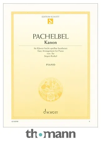 Schott Pachelbel Kanon Piano