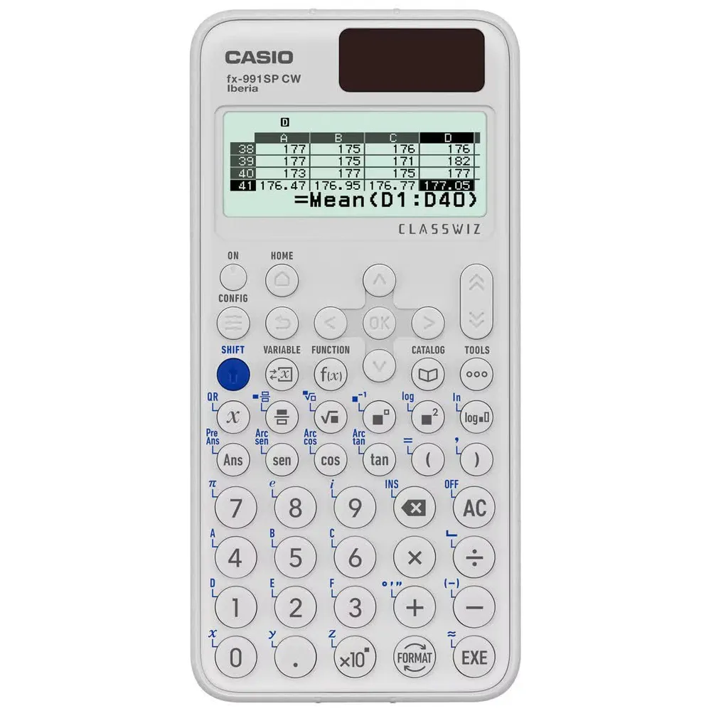Calculadora Científica Fx-991Sp Cw Iberia (Branco) - Casio