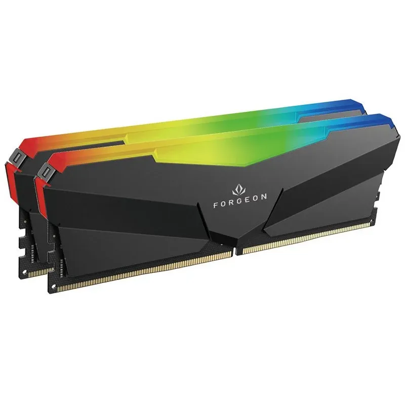 Memória RAM Forgeon Cyclone PRO RGB DDR5 6000 MHz 32GB 2x16GB CL30 Preto