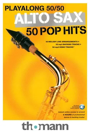 Wise Publications Playalong 50/50 - Alto Sax