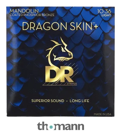 DR Strings Dragon Skin+ DMP-10 Coated