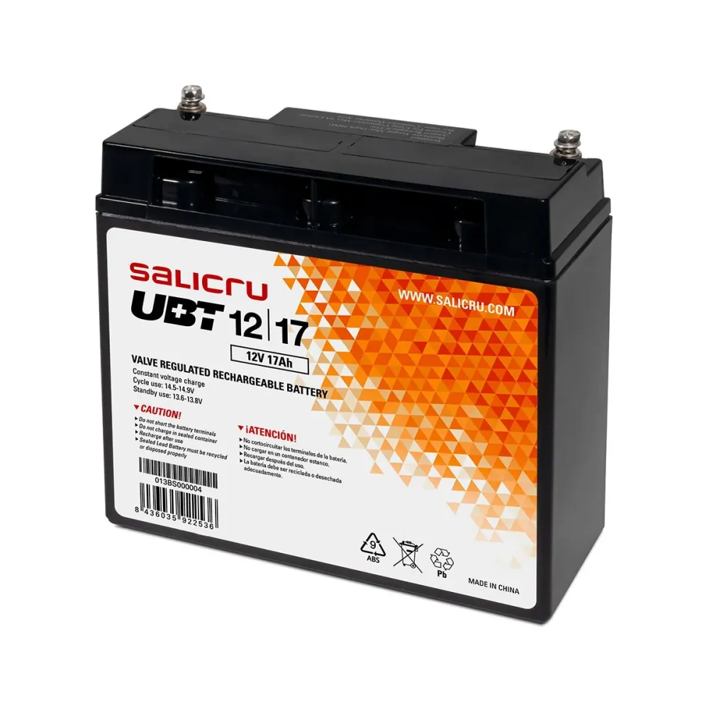 Bateria UPS Salicru UBT 12/17 Preto