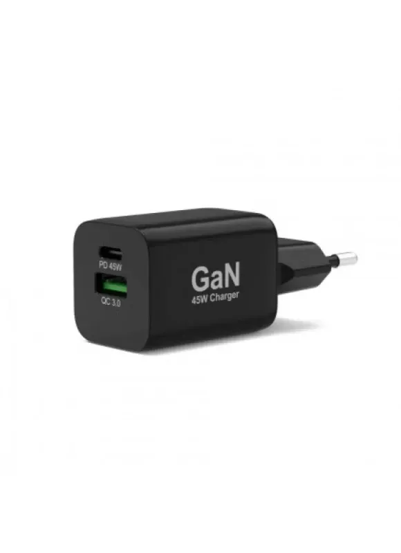 Carregador Portátil 45W GAN Inclui Cabo USB-C