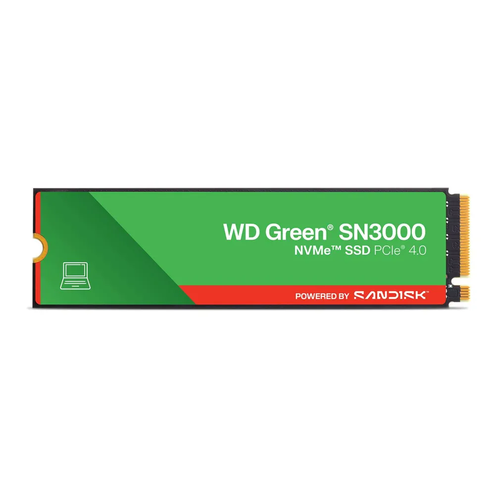 SSD M.2 2280 SanDisk WD Green SN3000 500GB QLC 3D NAND NVMe PCIe Gen 4.0x4