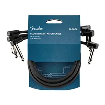 Fender Blockchain 24" Patch Cable 3-pack Angle/Angle