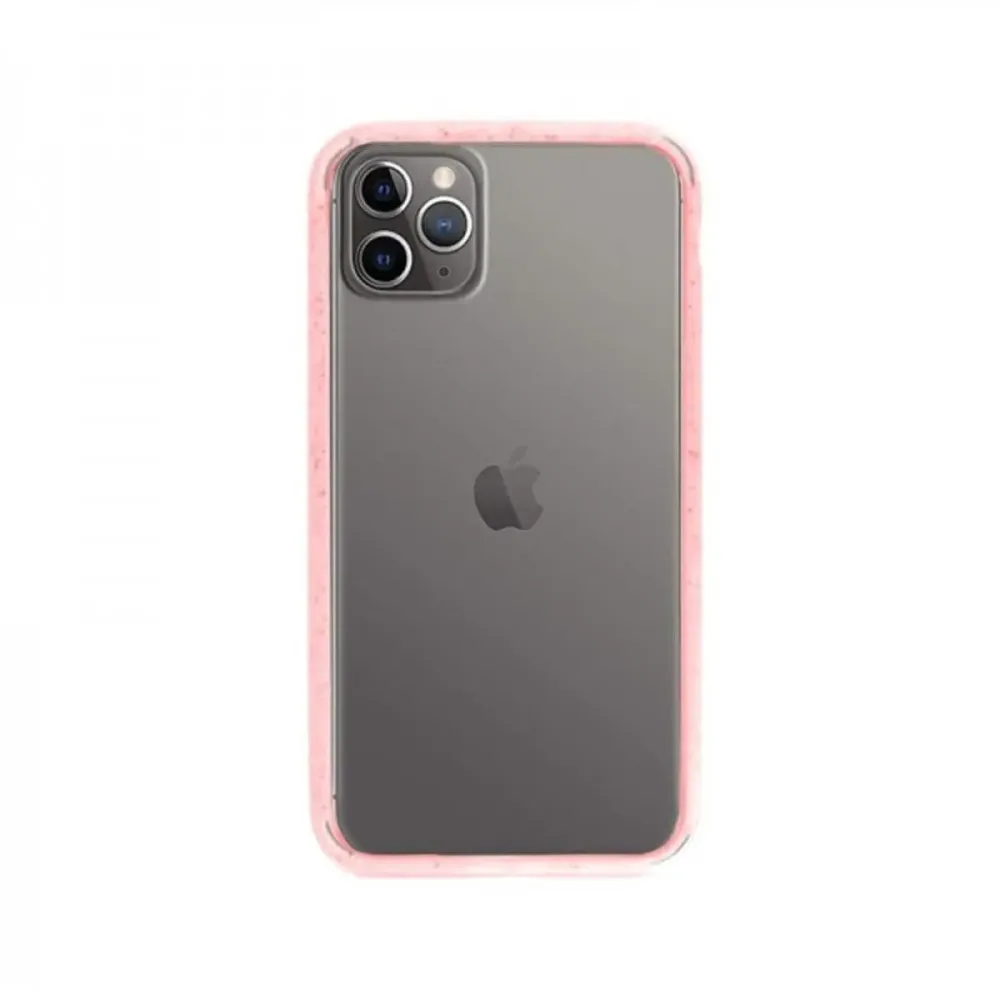 Capa Proteção Hard Cover iPhone 11 Pro 5.8" Transparente/Rosa
