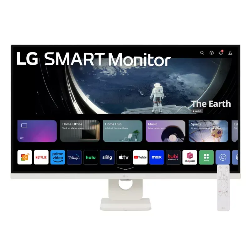 Smart Monitor LG 32U721SA-W 31.5" VA LCD 4K UHD 60Hz Branco