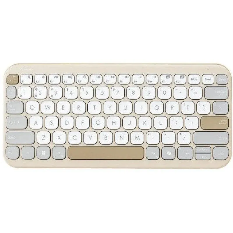 ASUS Marshmallow KW100 Teclado Compacto Ultrafino Sem Fios Scissor Keys (ES)