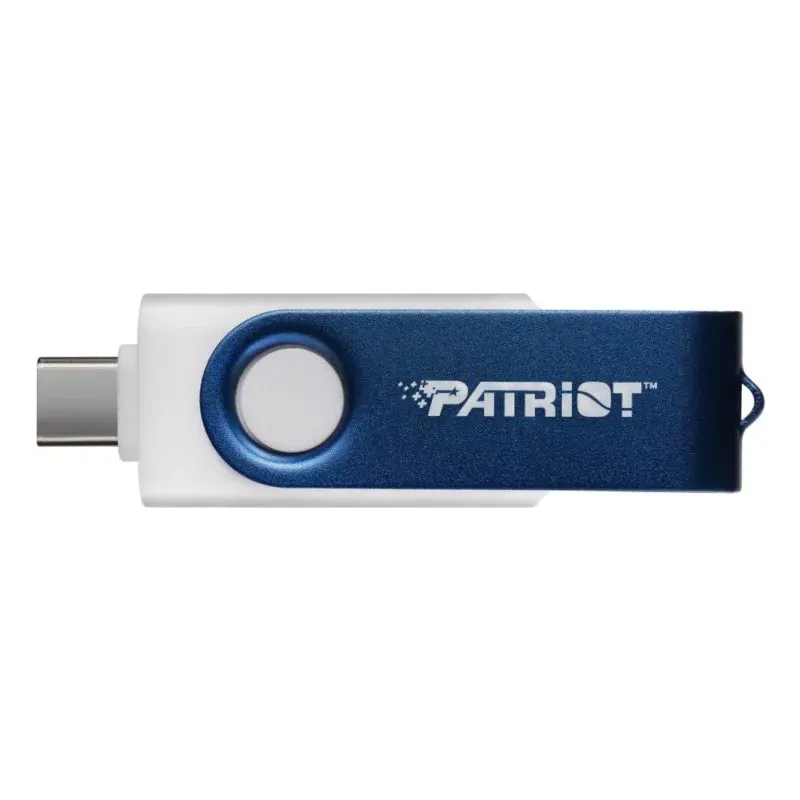 Pen Drive Pen USB Patriot Xporter X550 64 GB USB-A e USB-C 3.2 Gen 1 Azul Branco