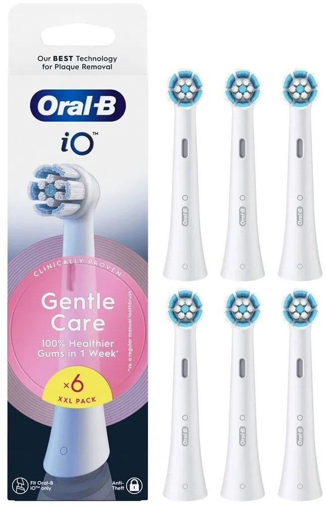 Acessório. Oralb Io Gentle Care Branco 6Ud