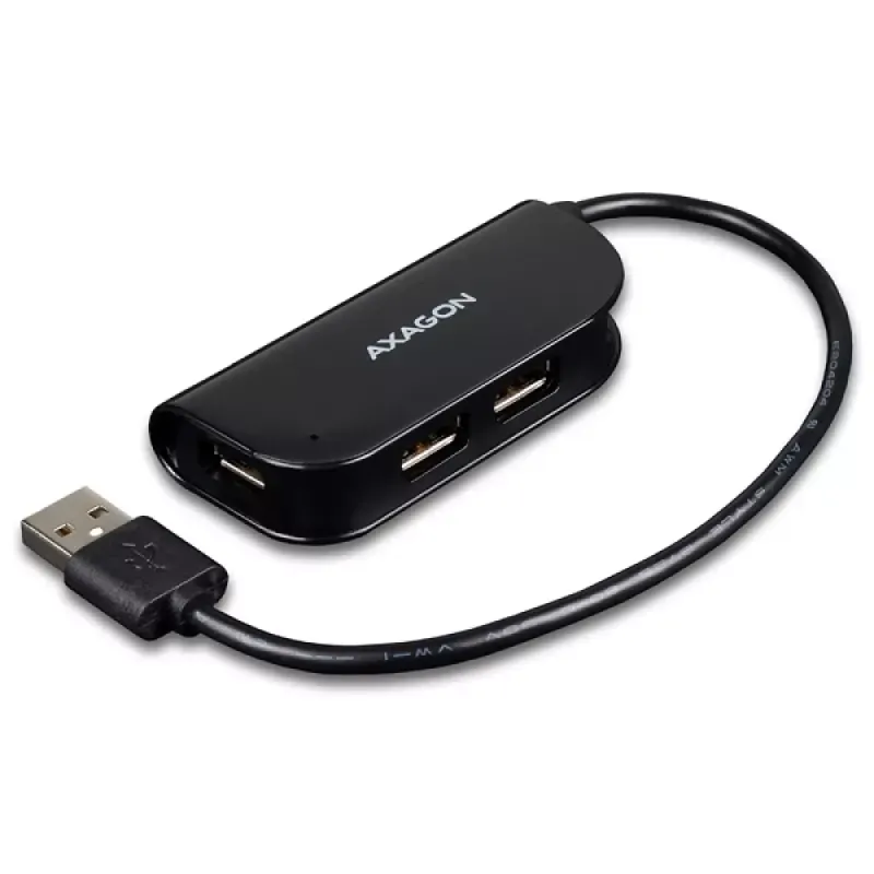 HUB USB AXAGON HUE-X4B 4x USB2.0 READY Preto