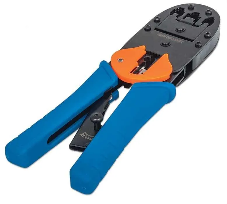 Intellinet Universal Modular Plug Crimping Tool, For RJ45, RJ12 211048