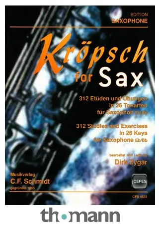 C.F. Schmidt Musikverlag Kröpsch For Sax