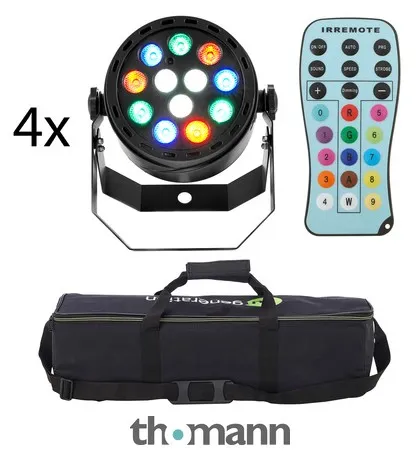 Fun Generation LED Pot 12x1W RGBW Bundle