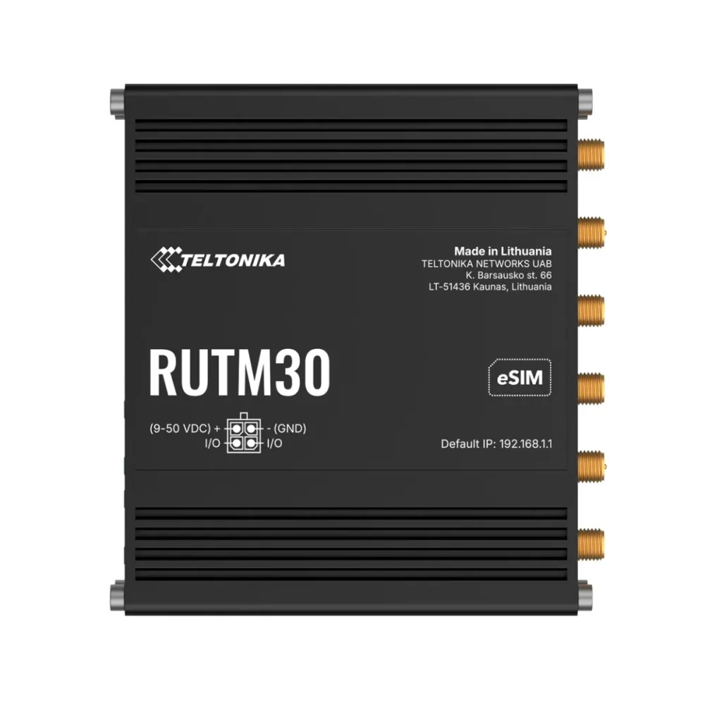 Router Industrial Teltonika 5G Dual SIM WiFi 5 2x RJ45 2.4GHz - TK-RUTM30