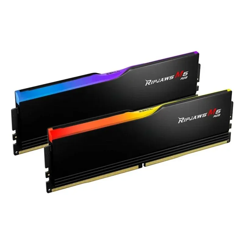 Memória RAM G.Skill Ripjaws M5 RGB 96GB 2x48GB DDR5 5200MHz CL40 Dual Channel RGB Preto