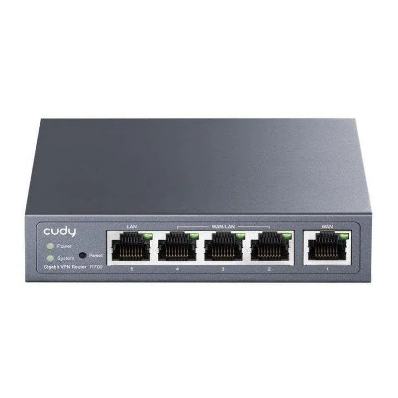 Router Cudy R700 Multi-WAN Ethernet Gigabit 25.000 Conexões VPN Avançada