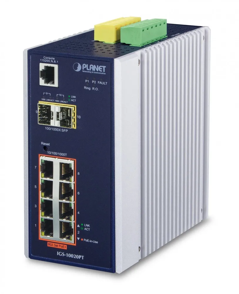 PLANET IGS-10020PT network switch Managed L3 Gigabit IGS-10020PT