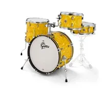 Bateria Gretsch Catalina Club Studio Yellow Satin Flame