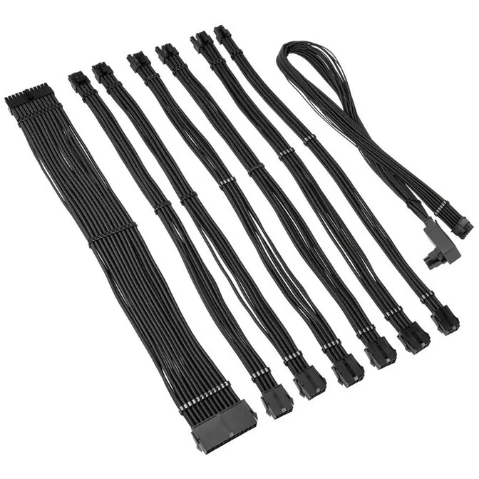 Kit de Extensão Kolink Core Pro 12V-2x6 Type 2 - Jet Black