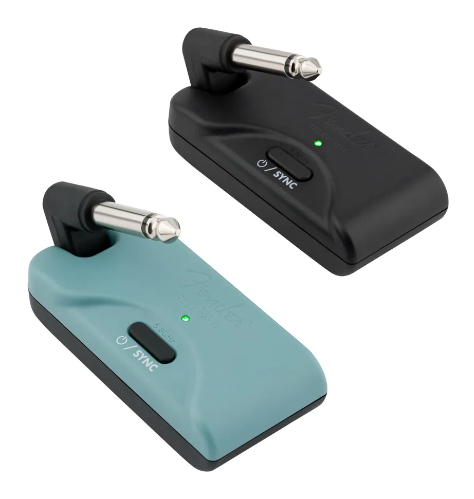 Sistema sem Fios Fender Telepath Mystic Ice Blue - Preto
