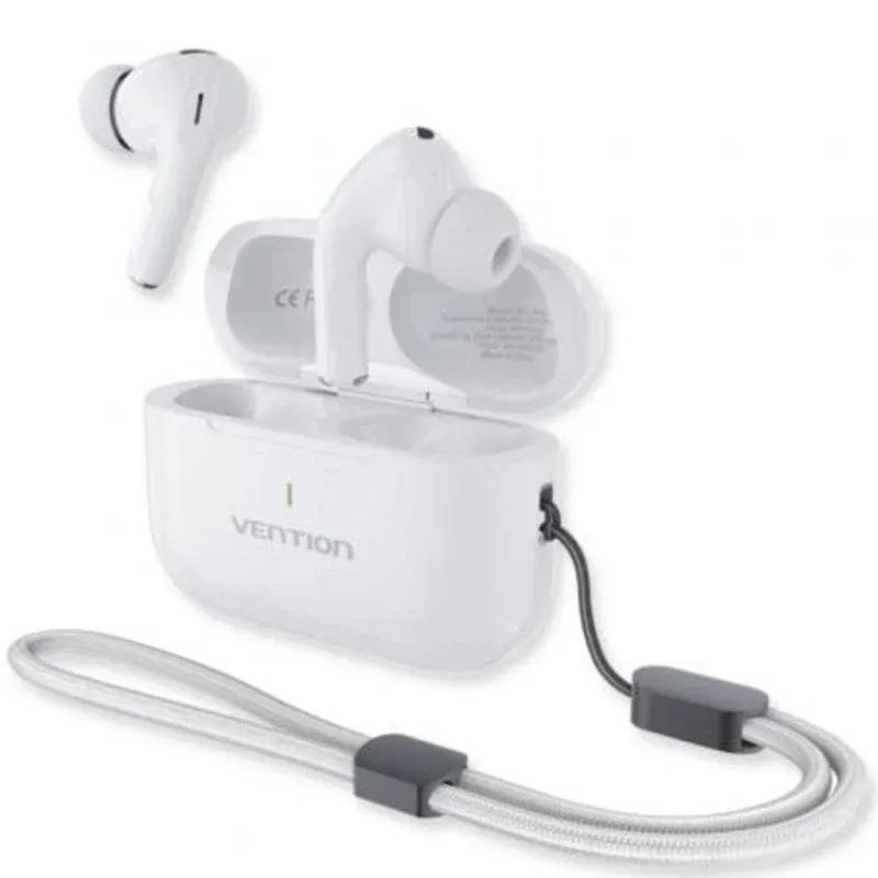Vention Echo Lite E11 Plus Auriculares Sem Fios Bluetooth Autonomia 30h Brancos