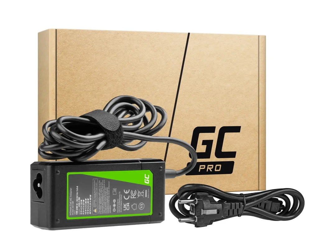 Green Cell AD134P Adaptador Carregador USB-C 65W para laptops AD134P
