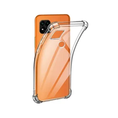 Capa Silicone Reforçada Xiaomi Redmi 9C Transparente
