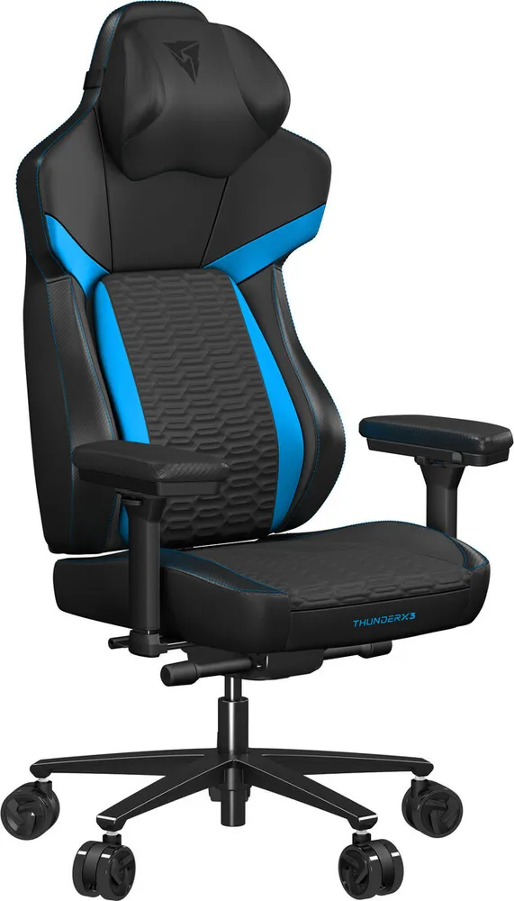 Cadeira Gaming TX3 (ThunderX3) Core, Apoio lombar 360° - Racer Blue