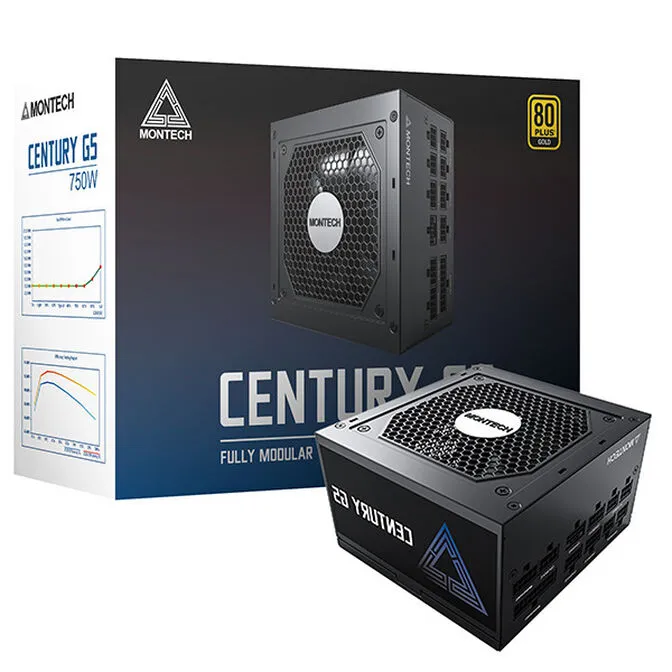 Fonte Modular Montech Century G5 750W 80 Plus Gold PCIE5