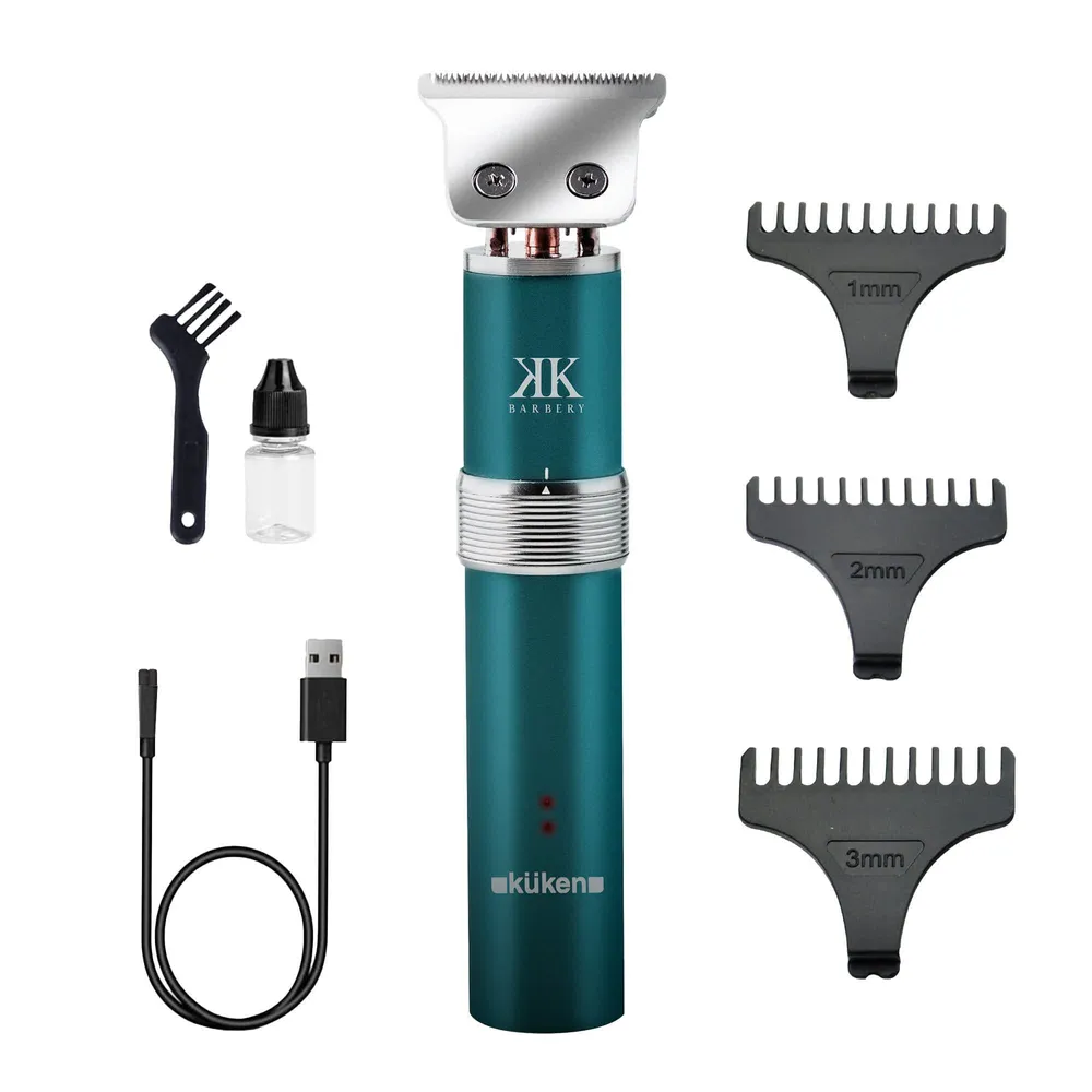 Máquina De Cortar Cabelo Kuken 33169 Barba Verde/Corpo